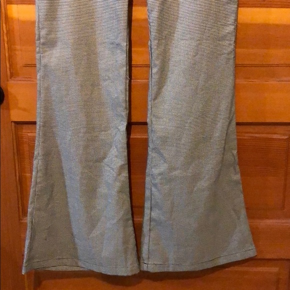 New vintage high rise flare houndstooth trouser - Picture 6 of 12